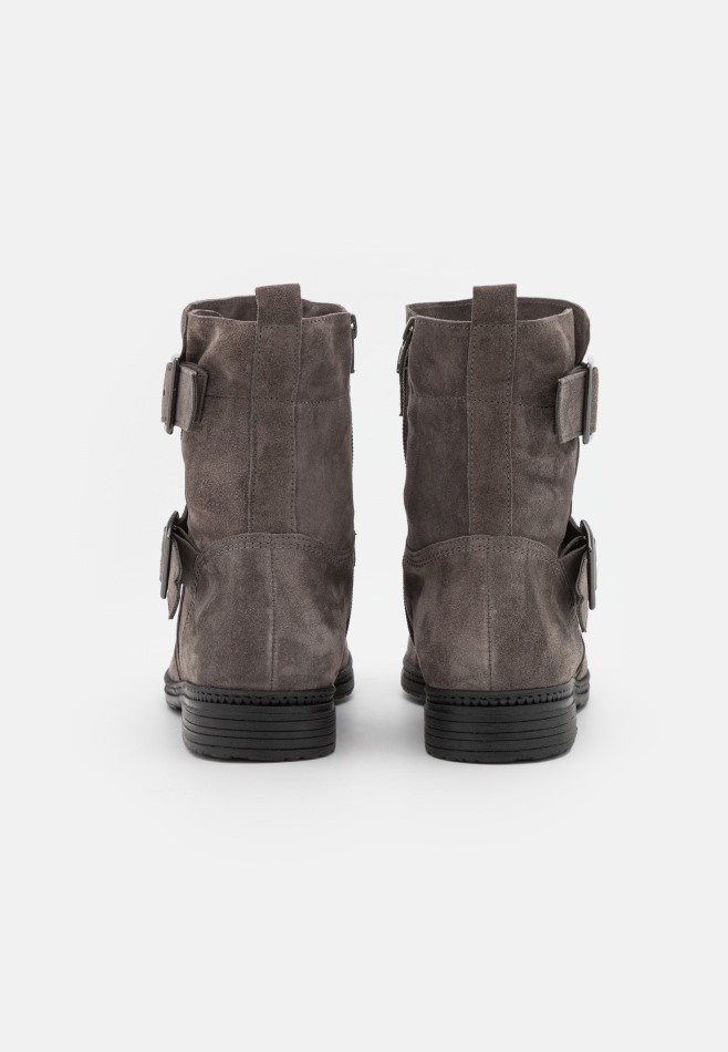 Gabour Gris | Bottine De Cow-boy/motard Exclusive